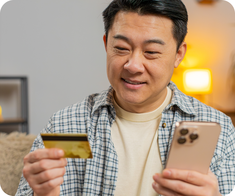 Citizen managing payment via mobile